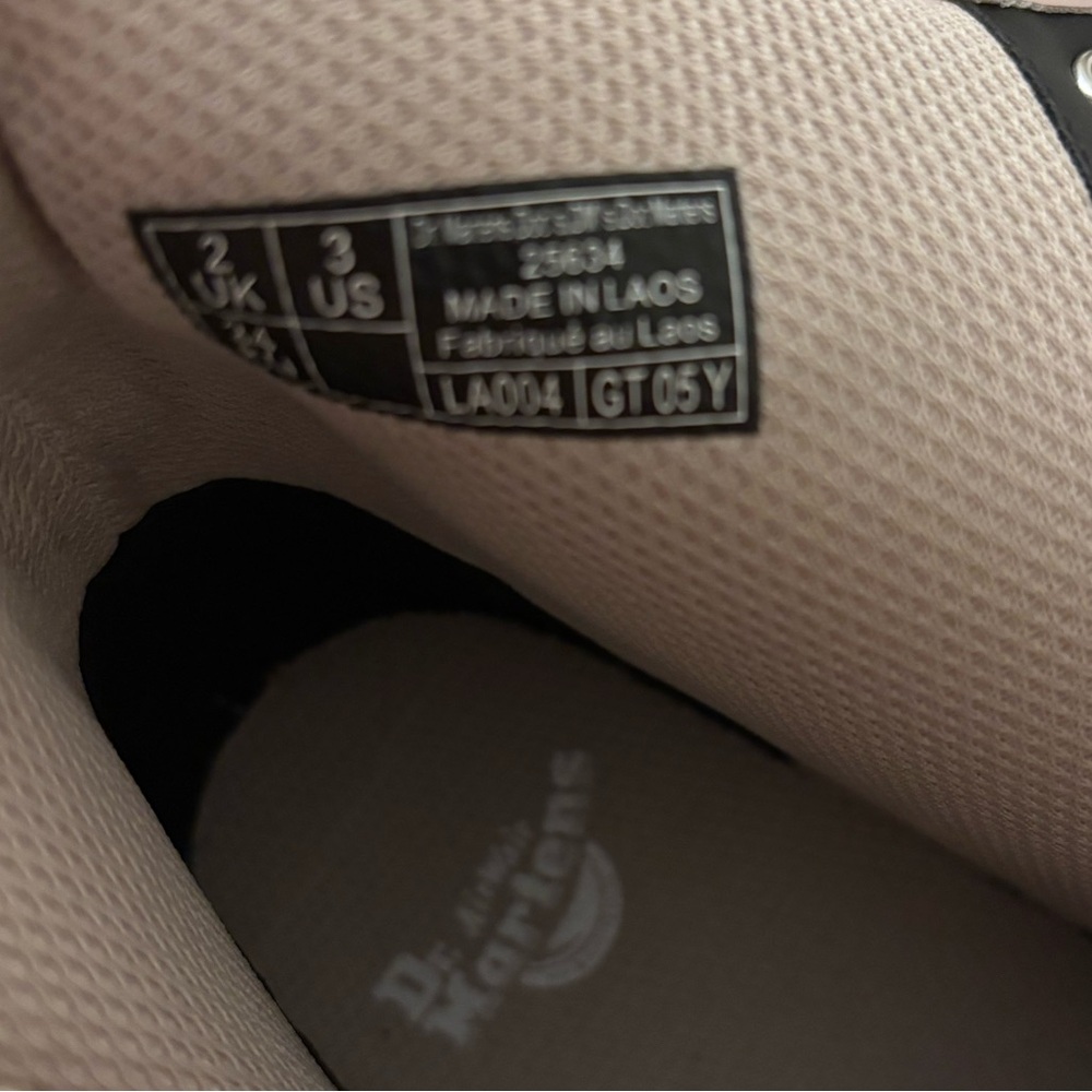Dr. Martens Girls Combat Boots in Taupe - Picture 4 of 4